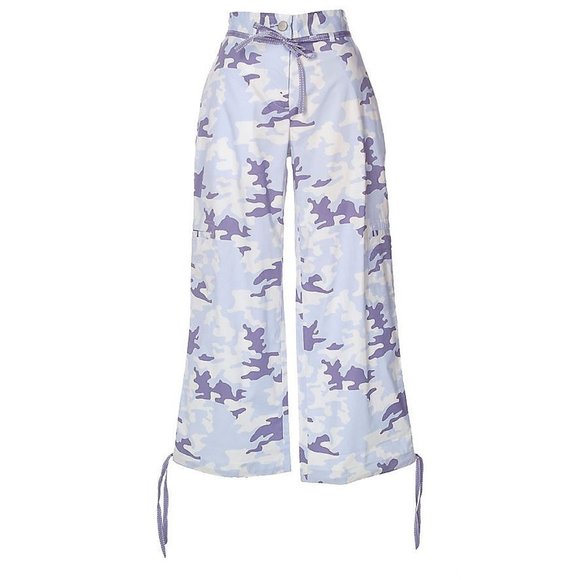 Fatigue Print Cargo Pocket Crop Pant - Picture 1 of 5